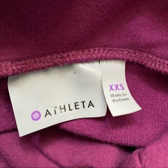 Athleta‎ Sentry Drawstring Hoodie in Maroon Women Size XXS - Picture 9 of 11